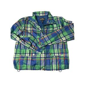 LRL Ralph Lauren Women's Plaid Lightweight Jacket Size M